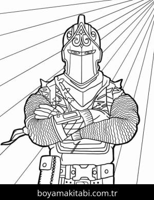 Fortnite boyama sayfası – eğitici aktivite, yaratıcılık