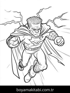 Frankenstein boyama sayfası – evde etkinlik, ücretsiz yazdır