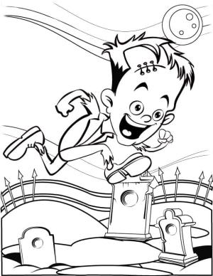 Frankenstein boyama sayfası,  coloring page, Frankeştayn Çocuğu, 