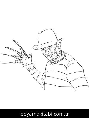 Freddy Krueger Boyama