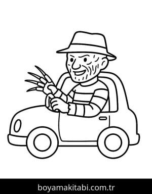 Freddy Krueger Boyama