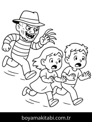 Freddy Krueger Boyama
