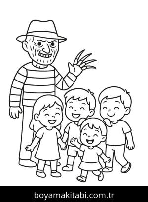 Freddy Krueger Boyama