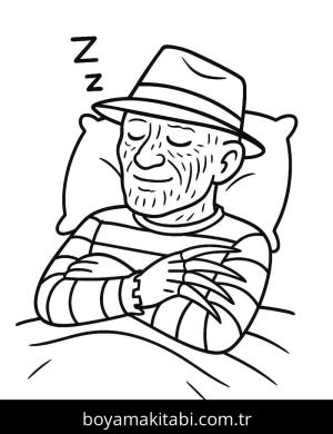 Freddy Krueger Boyama