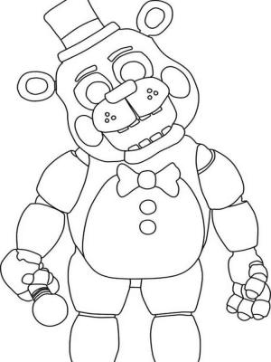 Freddy boyama sayfası,  coloring page, Iyi Freddy, 