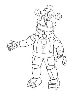 Freddy boyama sayfası,  coloring page, Müthiş Freddy, 