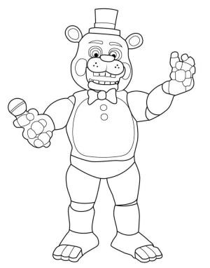 Freddy boyama sayfası,  coloring page, Harika Freddy, 