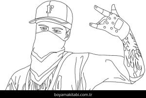 Free Fire boyama sayfası – boyama çalışması, yaratıcılığı geliştirir