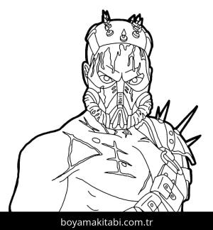 Free Fire boyama sayfası – renkli çizimler, okul öncesi