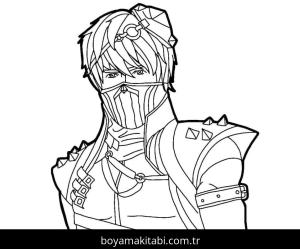 Free Fire boyama sayfası – kolay boyama, eğitici aktivite