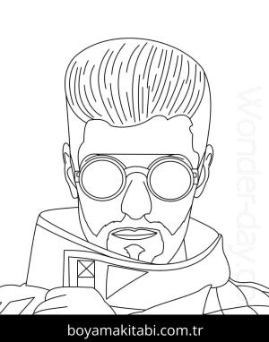 Free Fire boyama sayfası – keyifli zaman, renkli çizimler