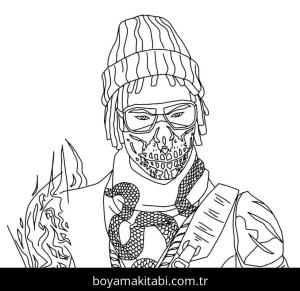 Free Fire boyama sayfası – yaratıcılık, eğlenceli etkinlik