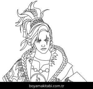 Free Fire boyama sayfası – çocuk aktivitesi, PDF indir