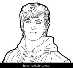 Free Fire boyama sayfası – kolay boyama, eğitici aktivite