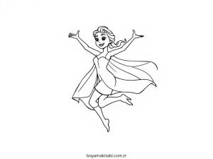 Frozen (Karlar Ülkesi) boyama sayfası – keyifli zaman, renkli çizimler