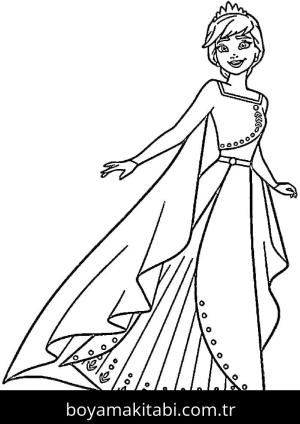 Frozen (Karlar Ülkesi) boyama sayfası – ücretsiz yazdır, boyama etkinliği