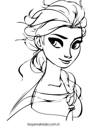 Frozen (Karlar Ülkesi) boyama sayfası – eğitici aktivite, yaratıcılık