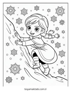 Frozen (Karlar Ülkesi) boyama sayfası – ücretsiz yazdır, boyama etkinliği
