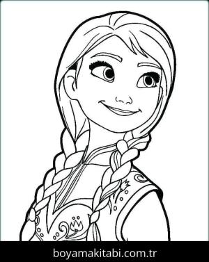 Frozen (Karlar Ülkesi) boyama sayfası – boyama çalışması, yaratıcılığı geliştirir