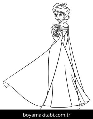 Frozen (Karlar Ülkesi) boyama sayfası – yaratıcılığı geliştirir, keyifli zaman