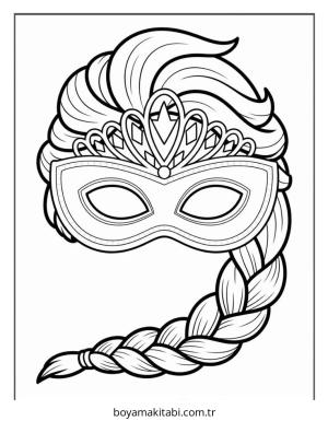 Frozen (Karlar Ülkesi) boyama sayfası – çocuk aktivitesi, PDF indir