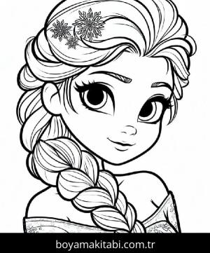 Frozen (Karlar Ülkesi) boyama sayfası – yaratıcılık, eğlenceli etkinlik