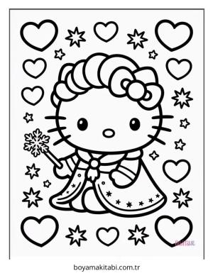 Frozen (Karlar Ülkesi) boyama sayfası – boyama çalışması, yaratıcılığı geliştirir