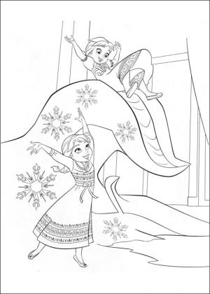 Frozen (Karlar Ülkesi) boyama sayfası,  coloring page, Elsa Ve Anna Oyun, 