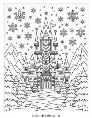 Frozen (Karlar Ülkesi) boyama sayfası – yaratıcılık, eğlenceli etkinlik