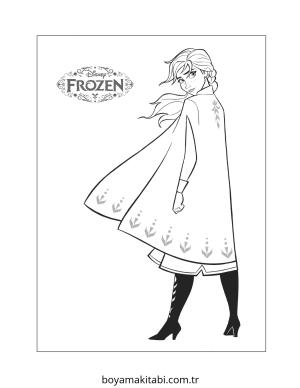 Frozen (Karlar Ülkesi) boyama sayfası – yaratıcılık, eğlenceli etkinlik