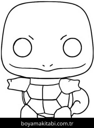 Funko Pop boyama sayfası – sanatsal çalışma, çocuklar için