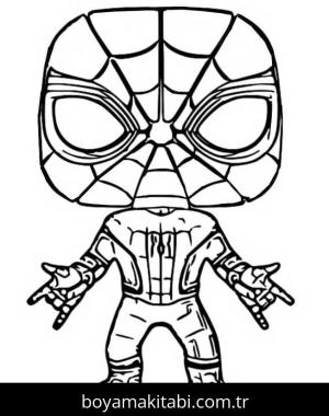 Funko Pop boyama sayfası – sevimli karakter, sanatsal çalışma