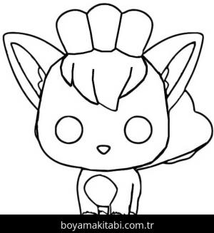 Funko Pop boyama sayfası – keyifli zaman, renkli çizimler