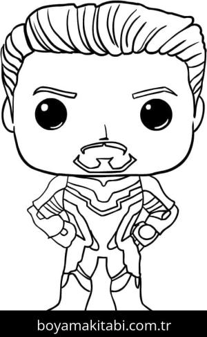 Funko Pop boyama sayfası – eğitici aktivite, yaratıcılık