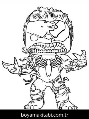 Funko Pop boyama sayfası – boyama etkinliği, çocuk aktivitesi