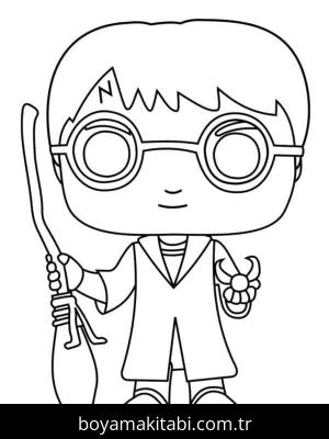 Funko Pop boyama sayfası – evde etkinlik, ücretsiz yazdır