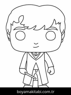 Funko Pop boyama sayfası – yaratıcılık, eğlenceli etkinlik