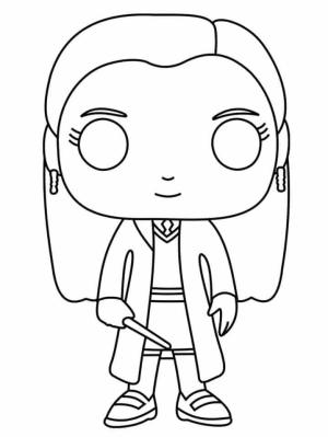 Funko boyama sayfası,  coloring page, Hermione Funko, 