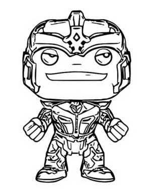 Funko boyama sayfası,  coloring page, Thanos Funko, 