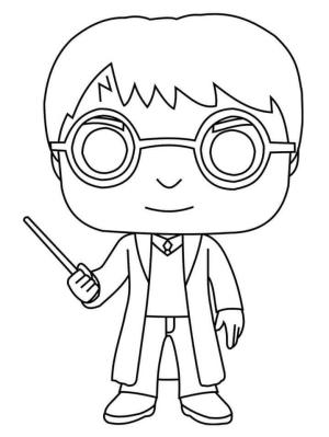 Funko boyama sayfası,  coloring page, Harry Potter Funko, 