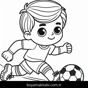Futbol boyama sayfası – ücretsiz yazdır, boyama etkinliği