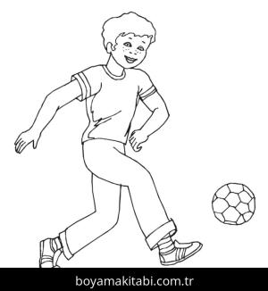 Futbol boyama sayfası – yaratıcılığı geliştirir, keyifli zaman