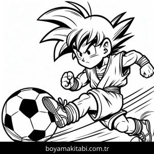 Futbol boyama sayfası – keyifli zaman, renkli çizimler