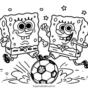 Futbol boyama sayfası – eğitici aktivite, yaratıcılık