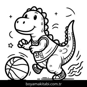 Futbol boyama sayfası – çizgi film temalı, basit çizim