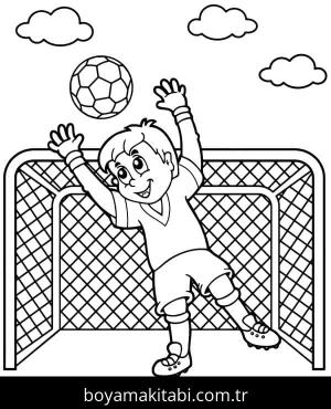 Futbol boyama sayfası – ücretsiz yazdır, boyama etkinliği