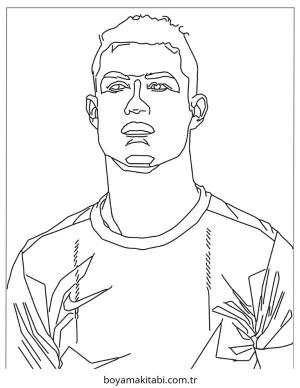 Futbol boyama sayfası – eğlenceli etkinlik, el becerilerini geliştirir