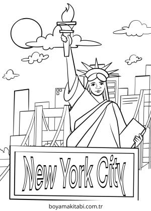 Future City boyama sayfası – boyama çalışması, yaratıcılığı geliştirir