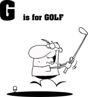 G Harfi boyama sayfası,  coloring page, Golf Harfi G, 