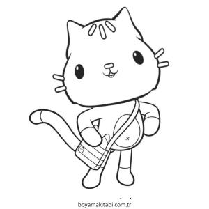 Gabby Dollhouse boyama sayfası – evde etkinlik, ücretsiz yazdır